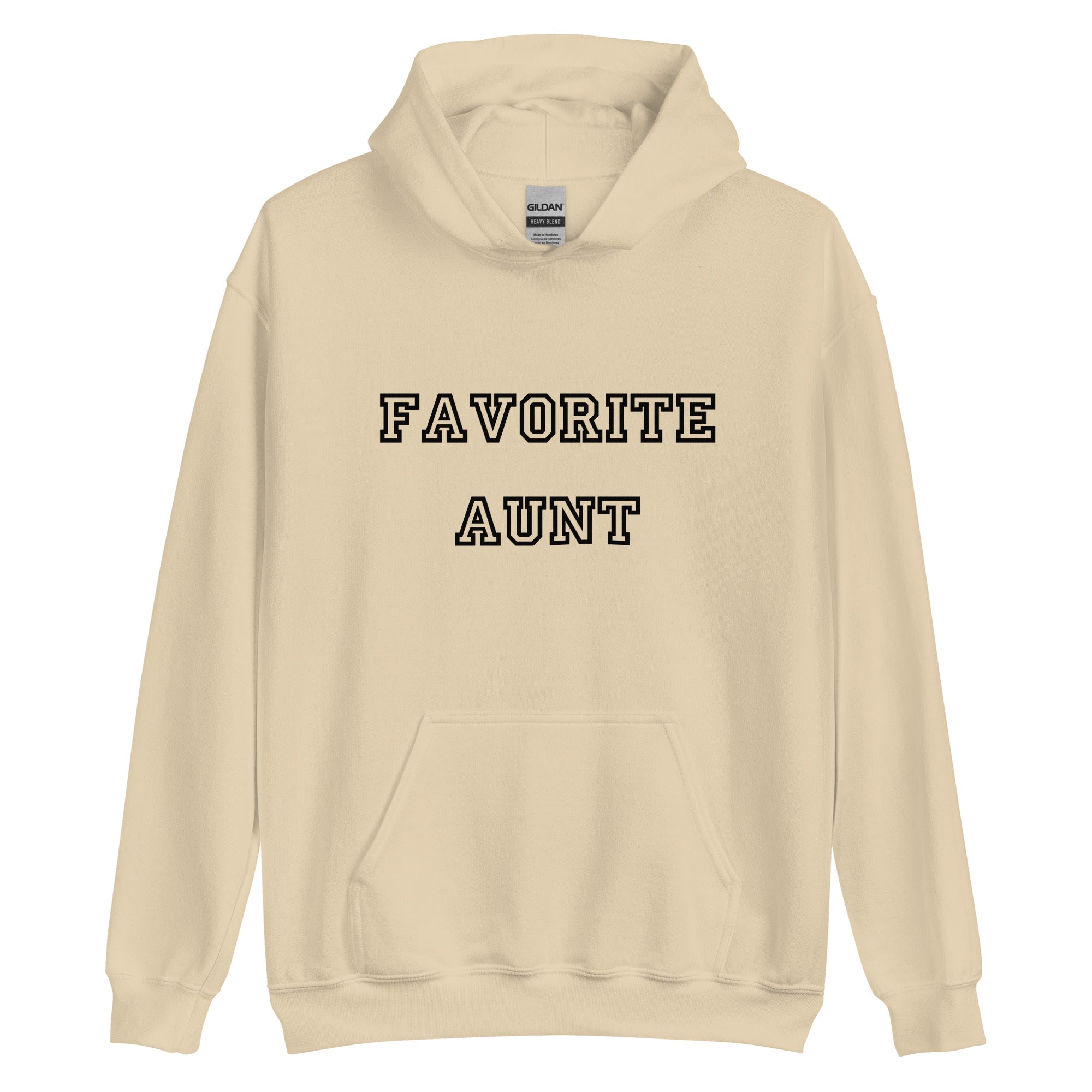 Favorite Aunt Black Hoodie