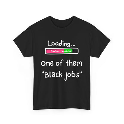 Black Job Loading Tee