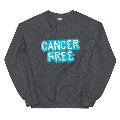 Cancer Free Blue Sweatshirt