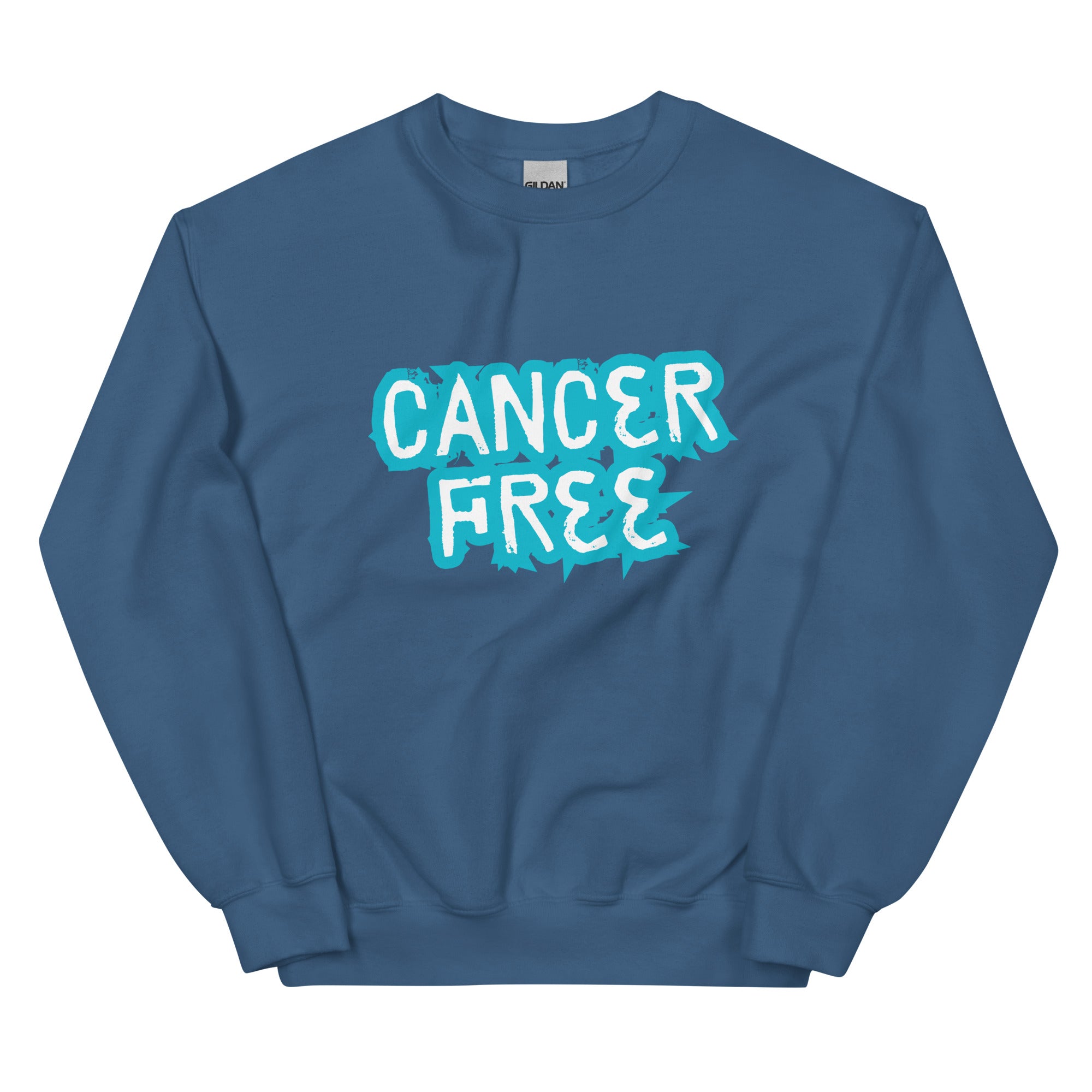 Cancer Free Blue Sweatshirt