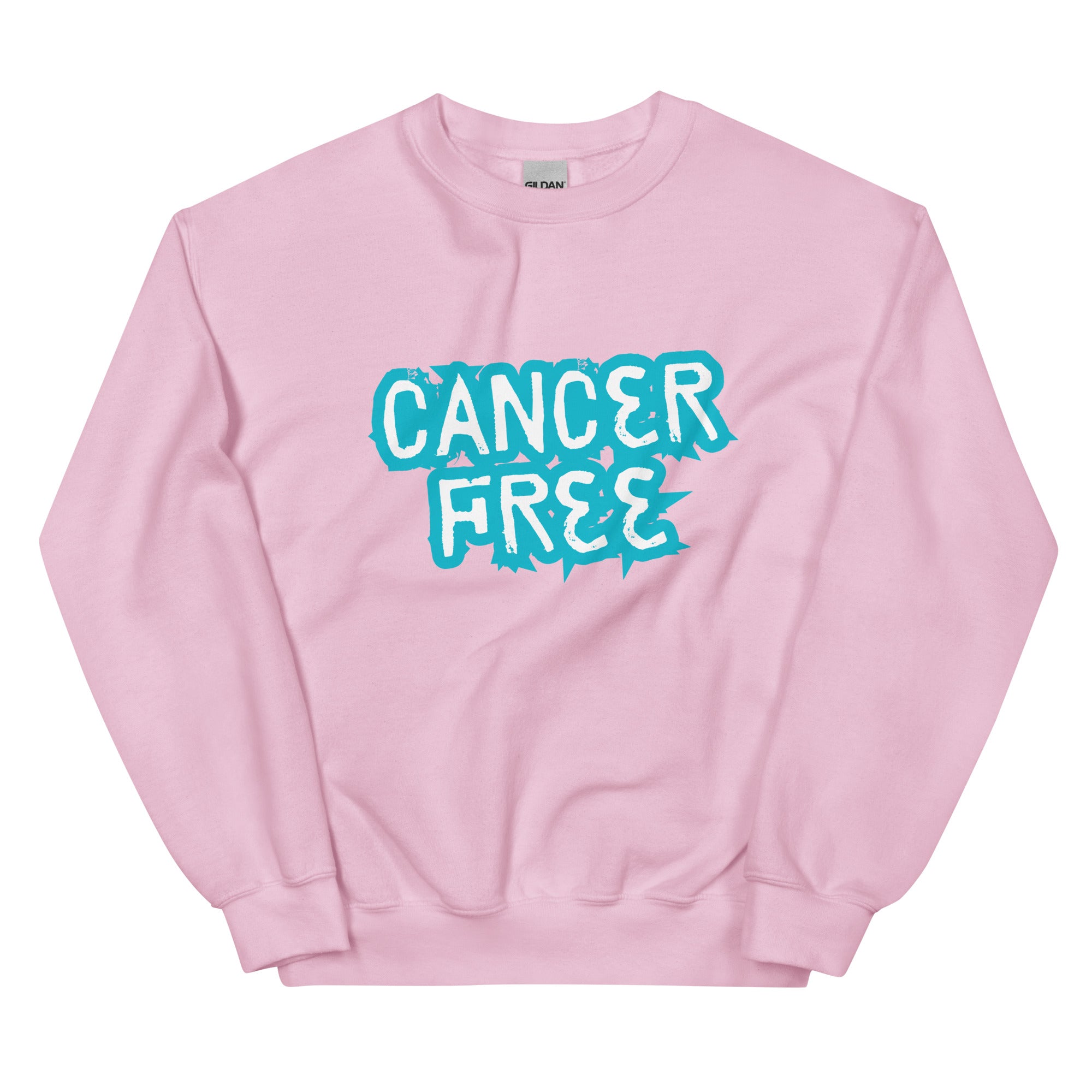 Cancer Free Blue Sweatshirt