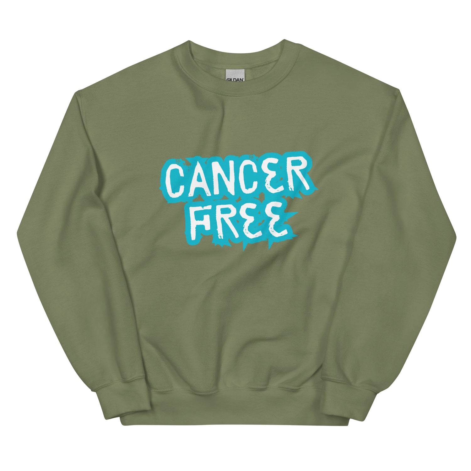 Cancer Free Blue Sweatshirt