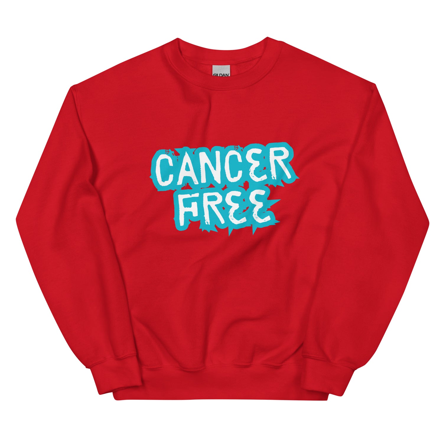 Cancer Free Blue Sweatshirt