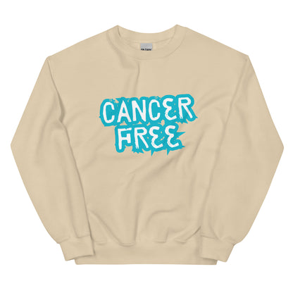 Cancer Free Blue Sweatshirt