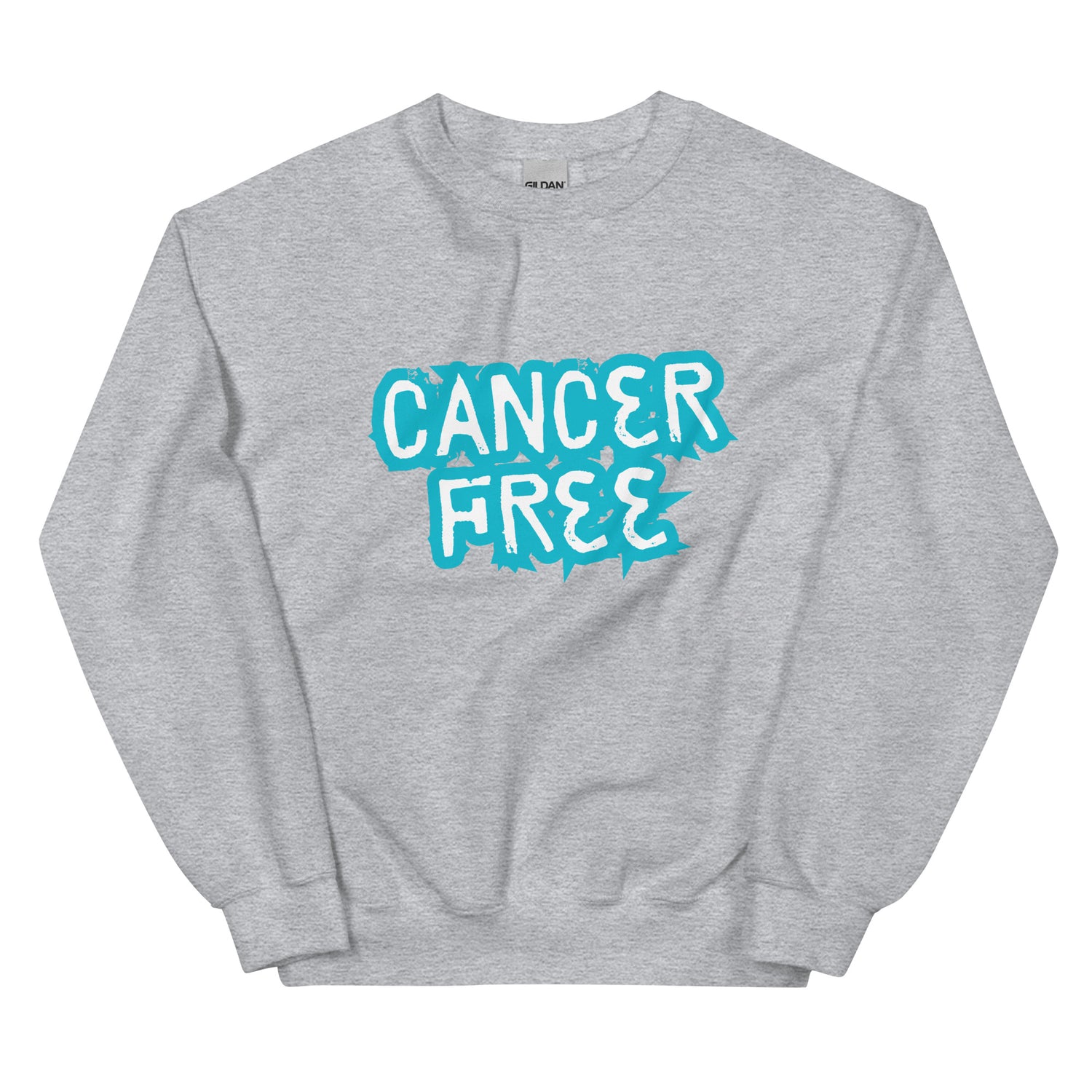 Cancer Free Blue Sweatshirt