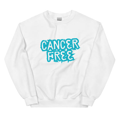 Cancer Free Blue Sweatshirt