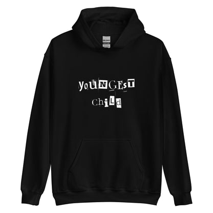 Youngest Child White Hoodie