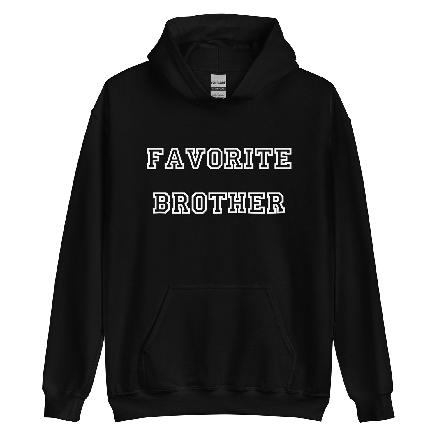 Favorite Brother White Hoodie