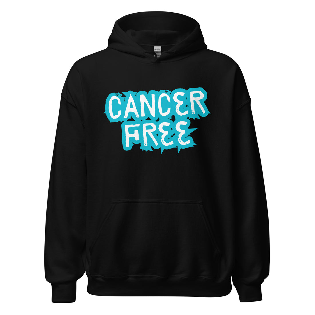 Cancer Free Blue Hoodie