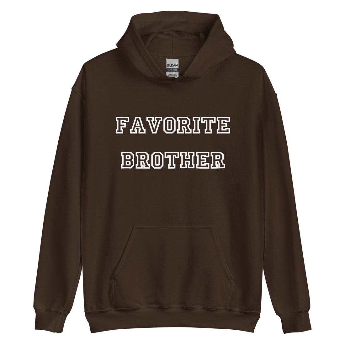 Favorite Brother White Hoodie