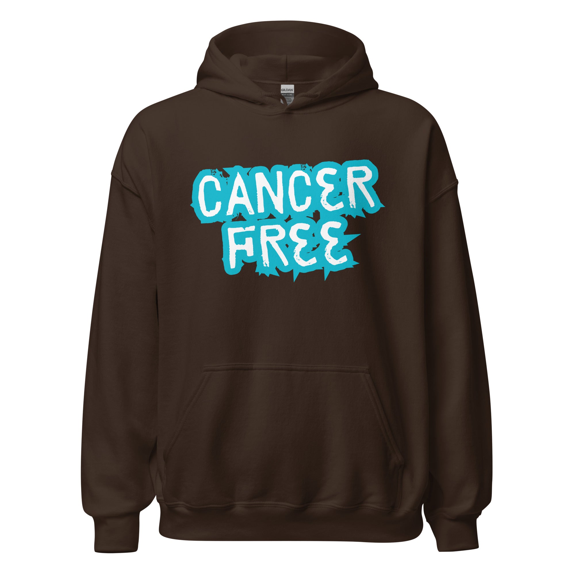 Cancer Free Blue Hoodie