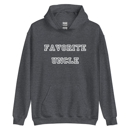 Favorite Uncle White Hoodie