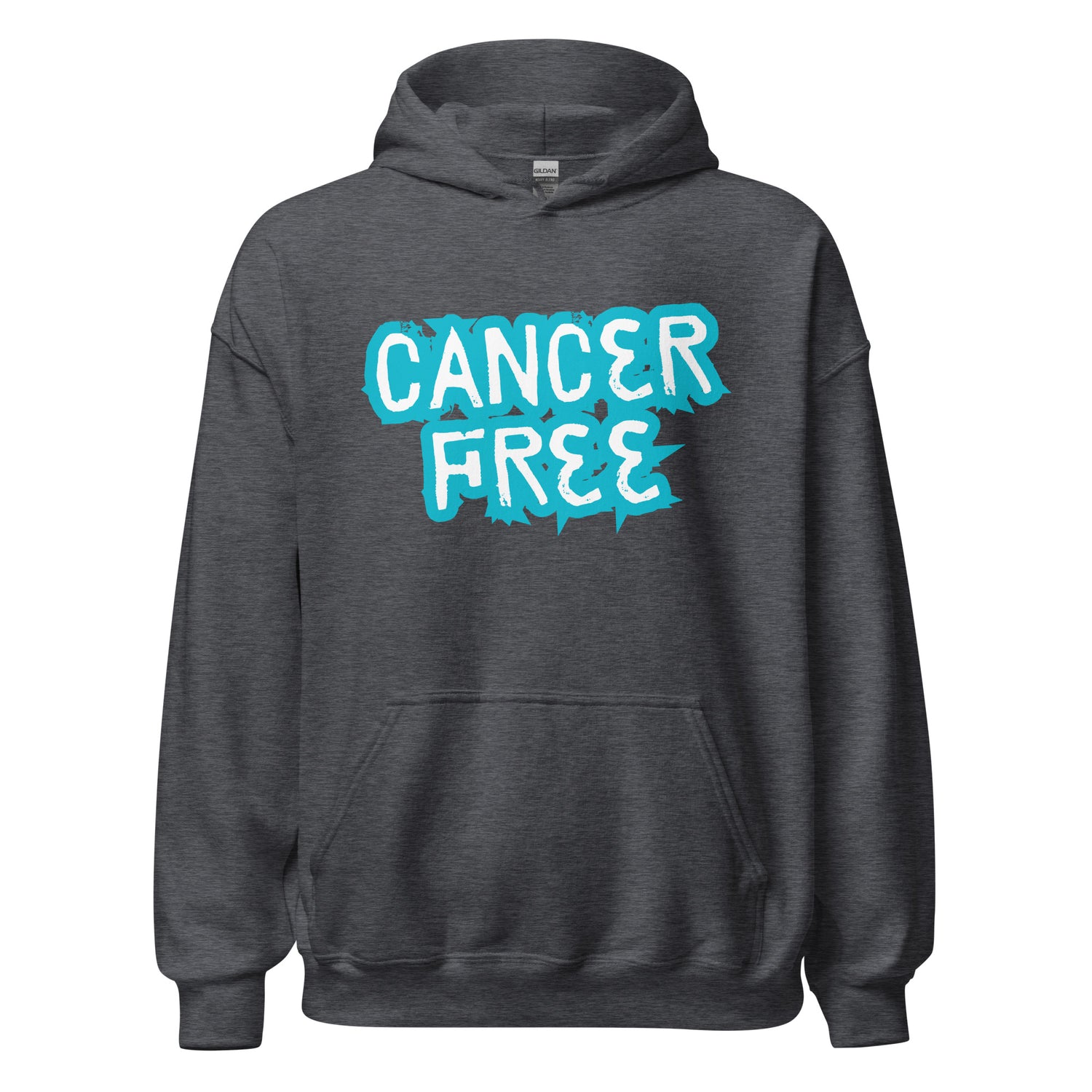 Cancer Free Blue Hoodie