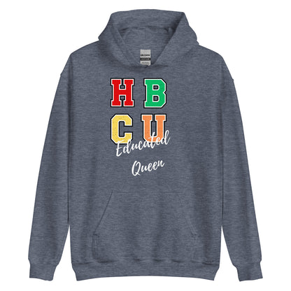 HBCU Queen (Wht) Hoodie