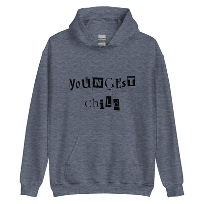 Youngest Child Black Hoodie