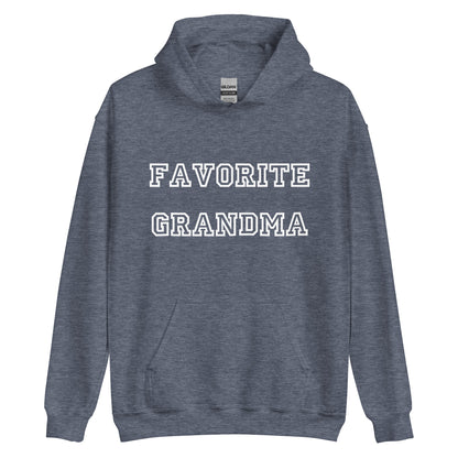 Favorite Grandma White Hoodie