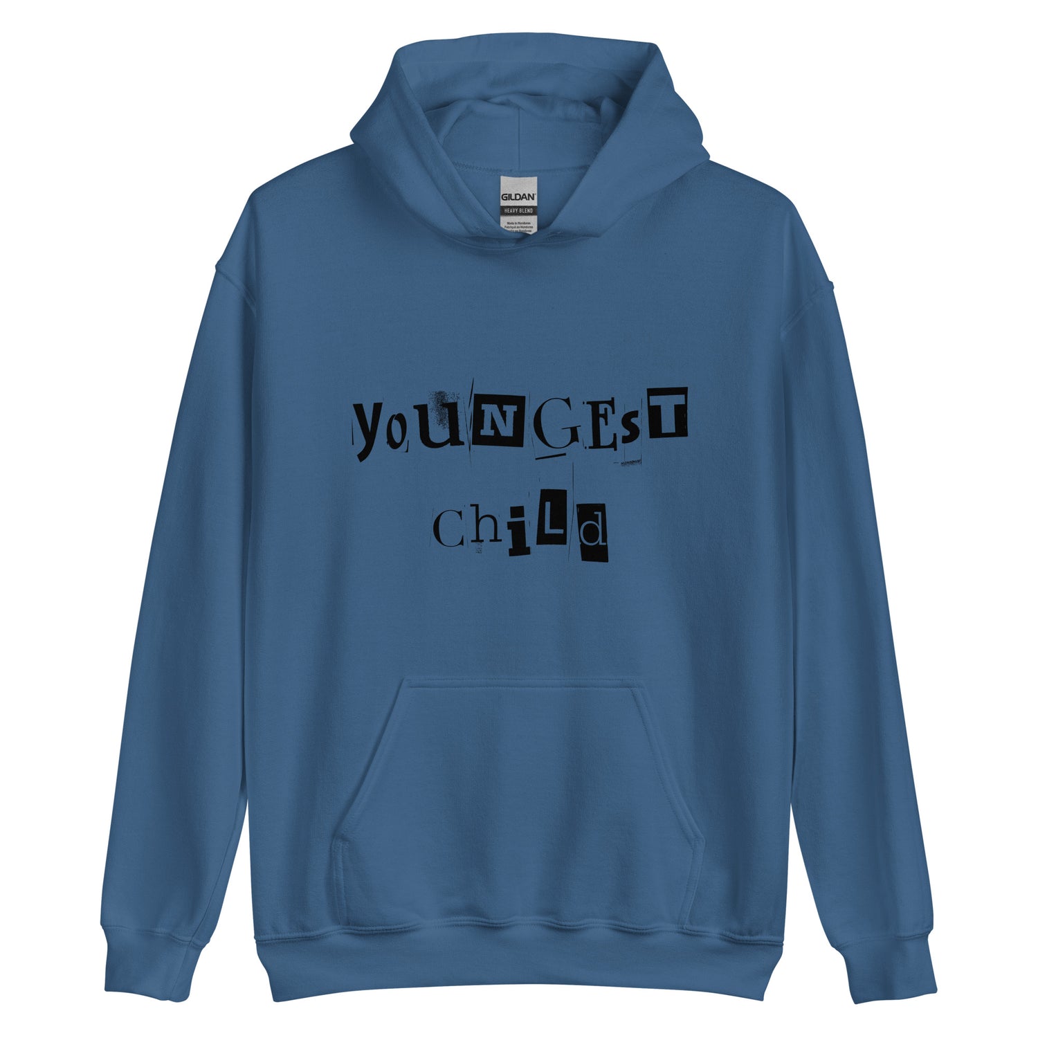 Youngest Child Black Hoodie