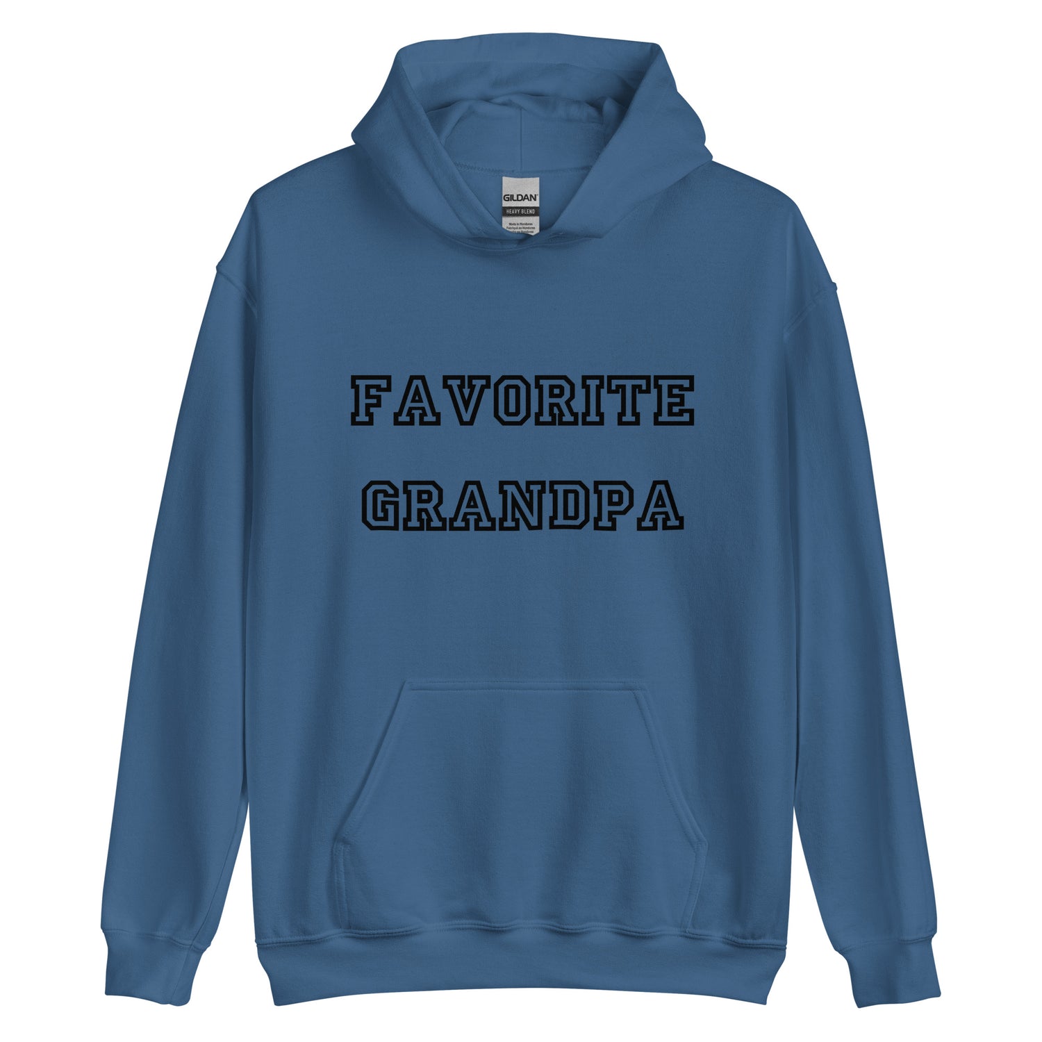 Favorite Grandpa Black Hoodie