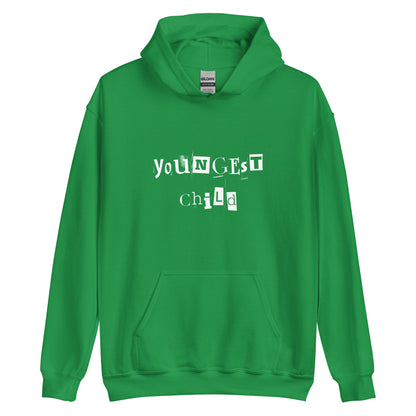 Youngest Child White Hoodie