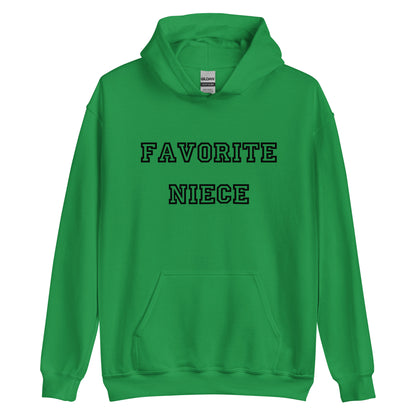 Favorite Niece Black Hoodie