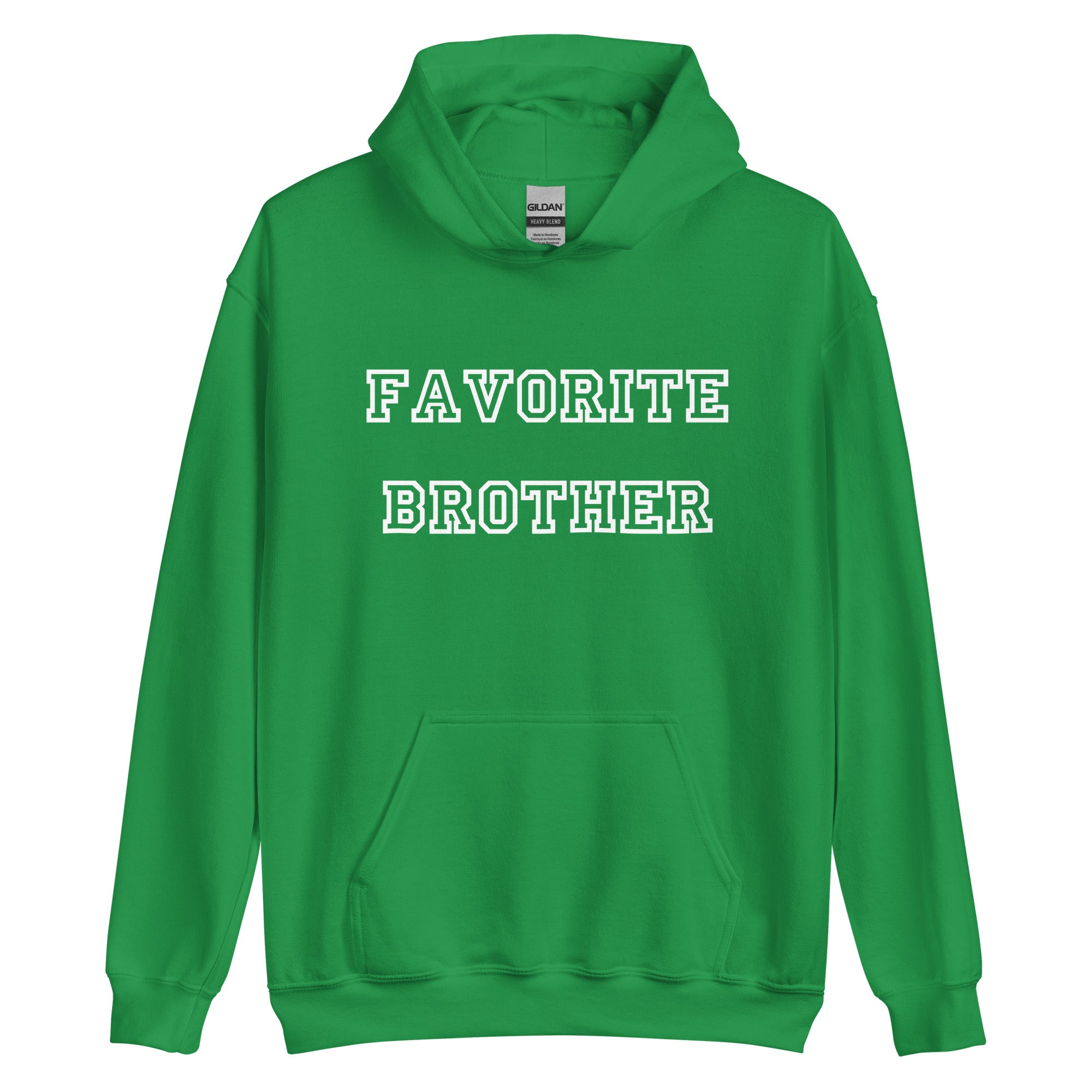 Favorite Brother White Hoodie