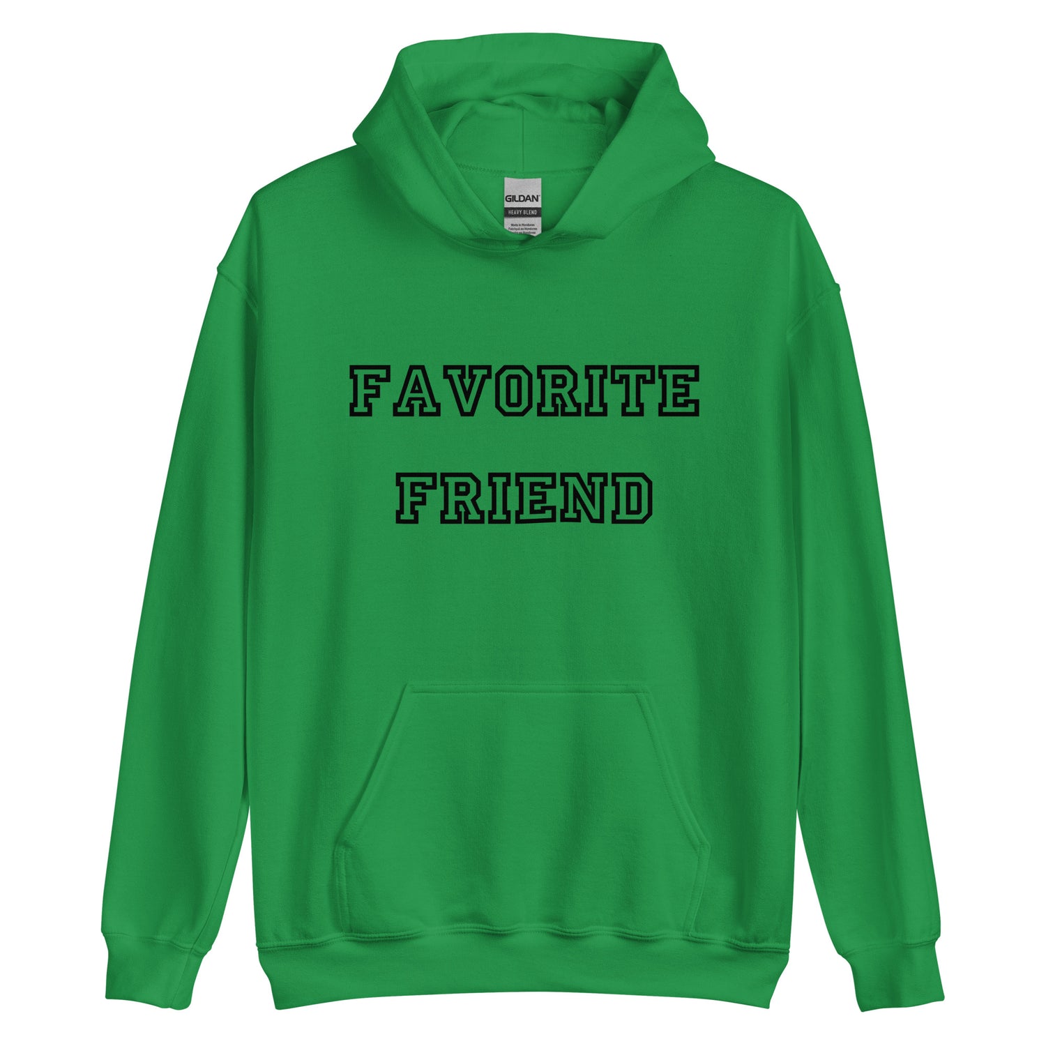 Favorite Friend Black Hoodie