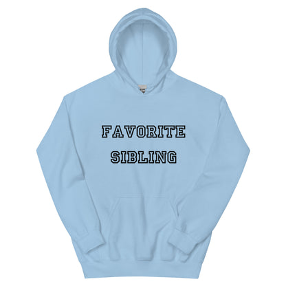 Favorite Sibling Black Hoodie