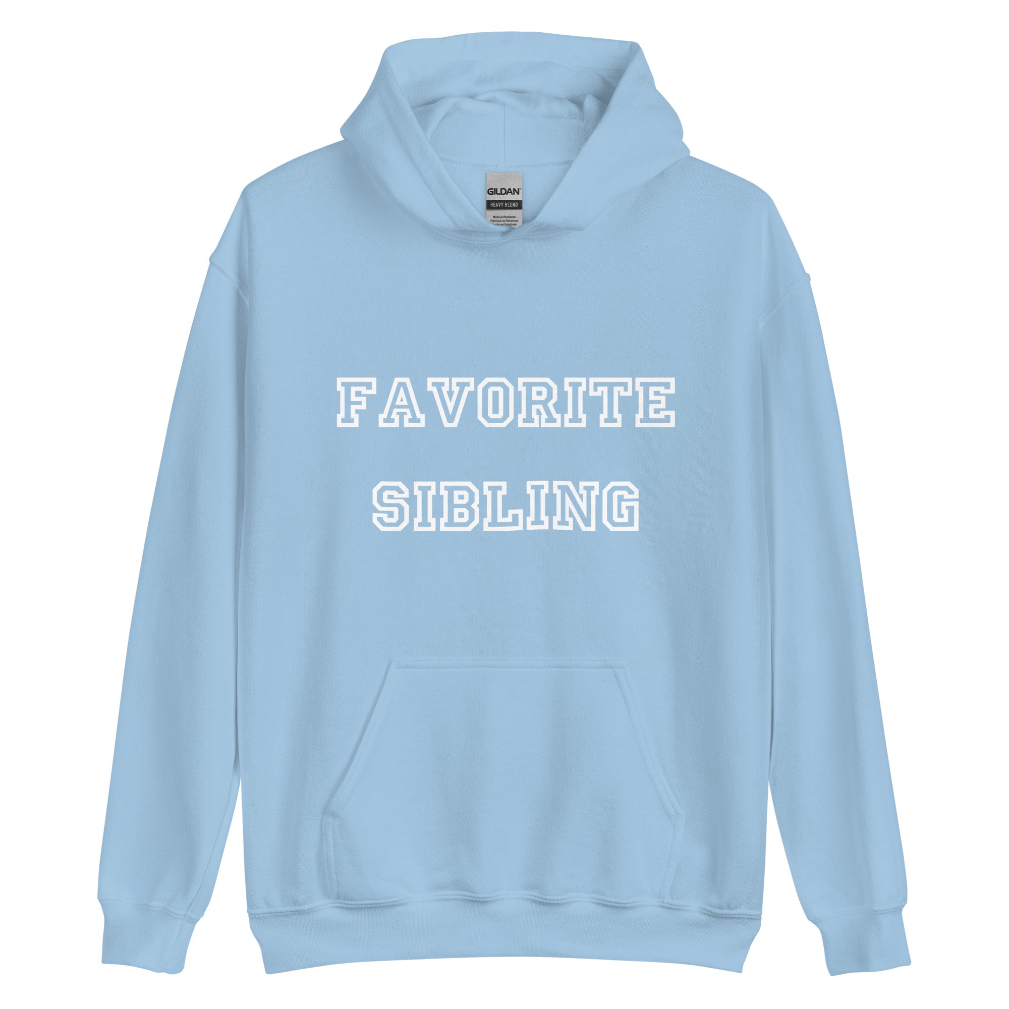 Favorite Sibling White Hoodie