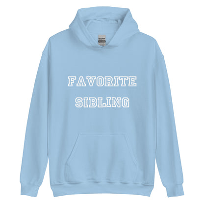 Favorite Sibling White Hoodie