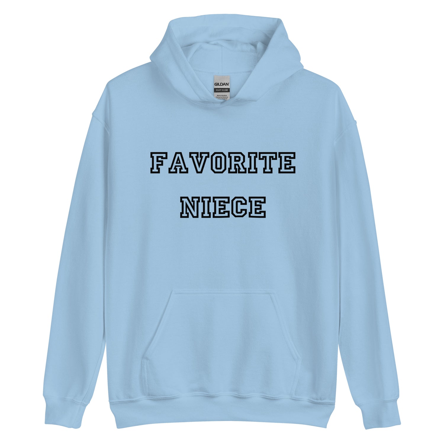 Favorite Niece Black Hoodie