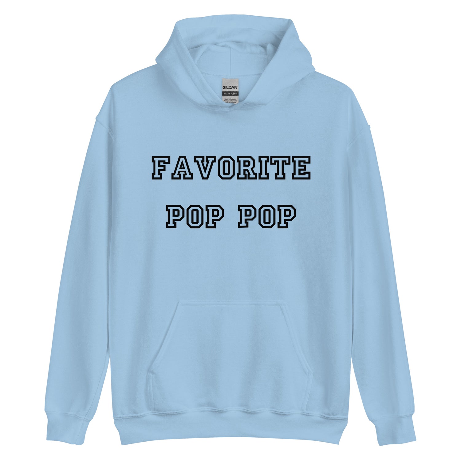 Favorite Pop Pop Black Hoodie