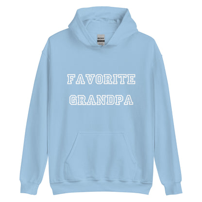 Favorite Grandpa White Hoodie