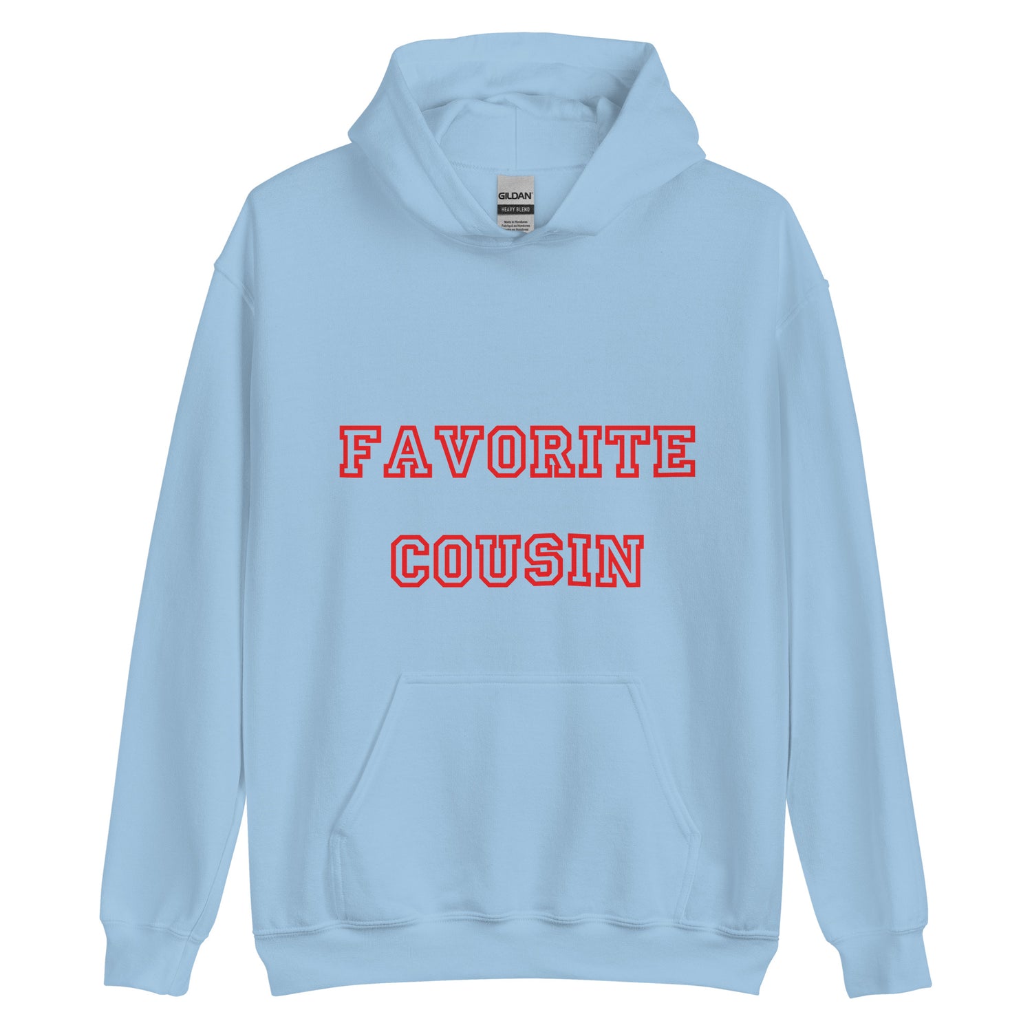 Favorite Cousin Red Hoodie