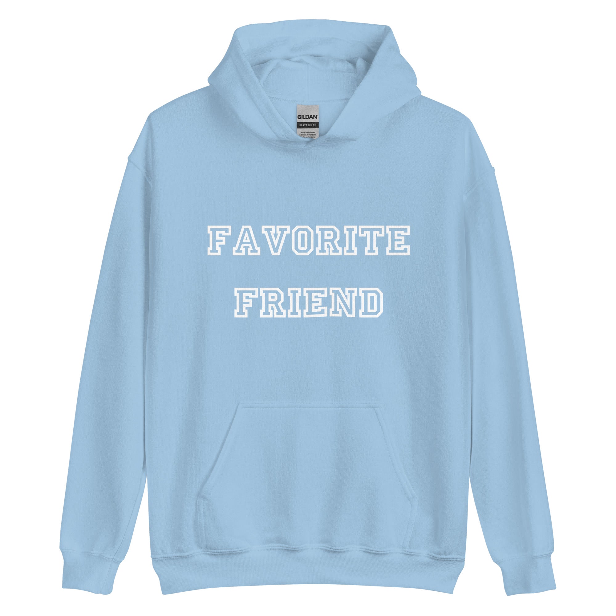 Favorite Friend White Hoodie