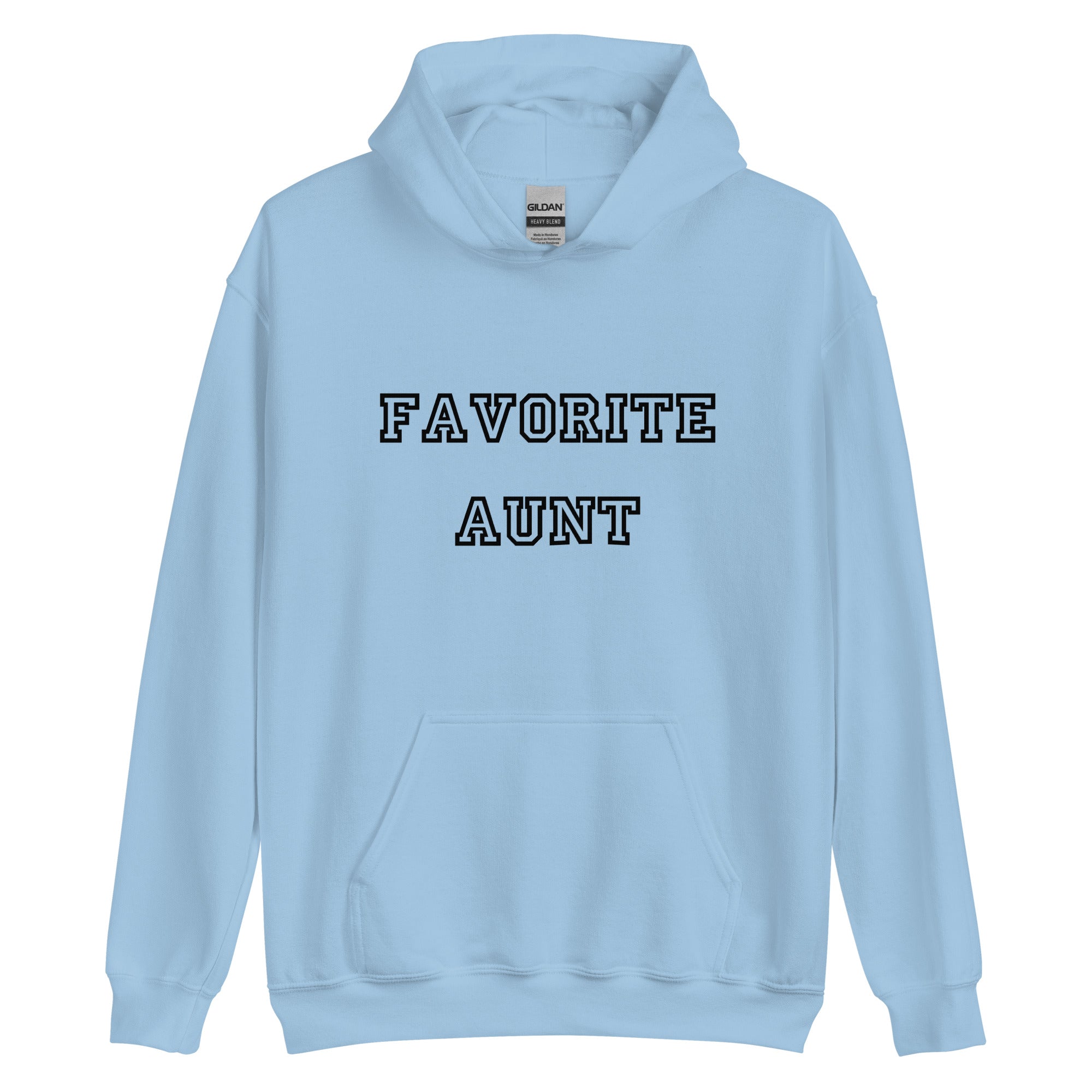 Favorite Aunt Black Hoodie