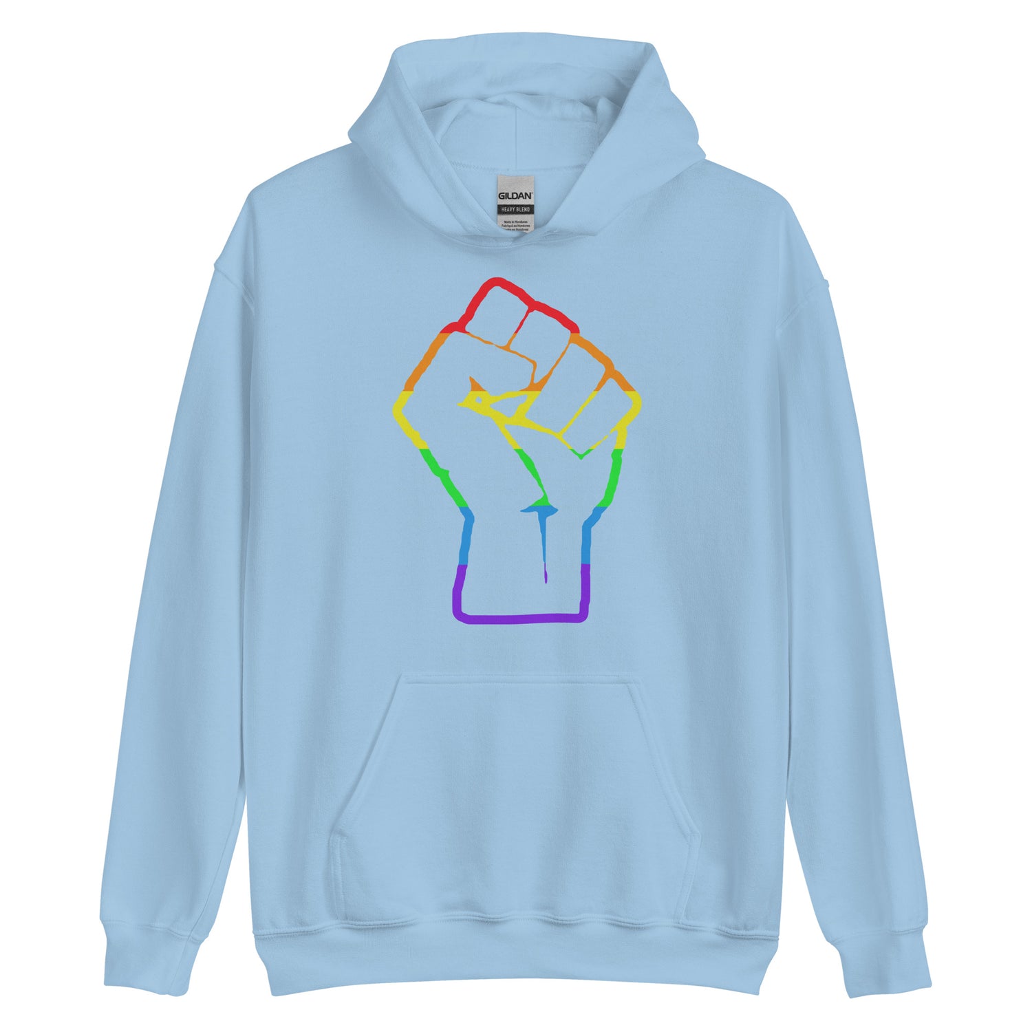 Rainbow Fist Hoodie