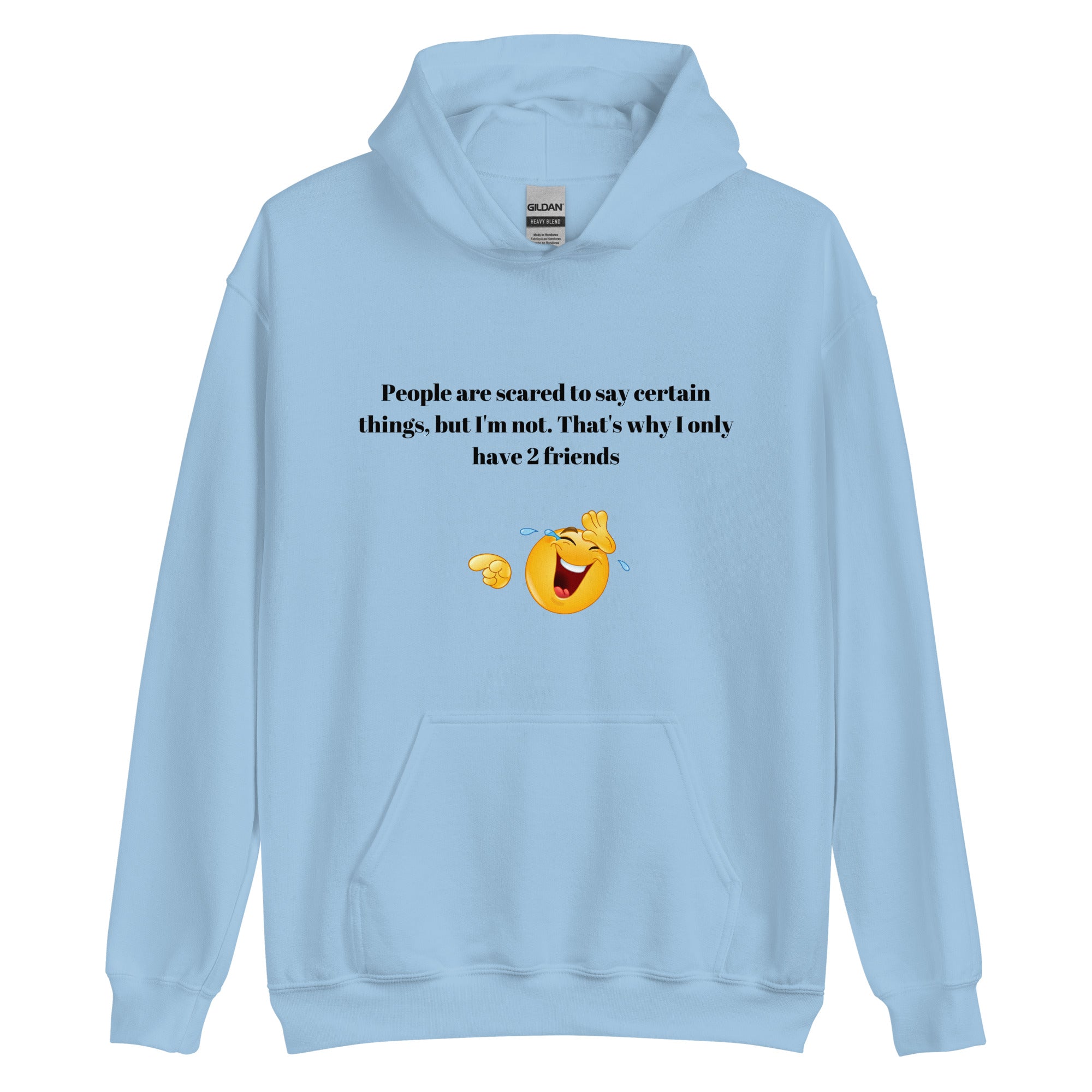 2 Friends Emoji Hoodie