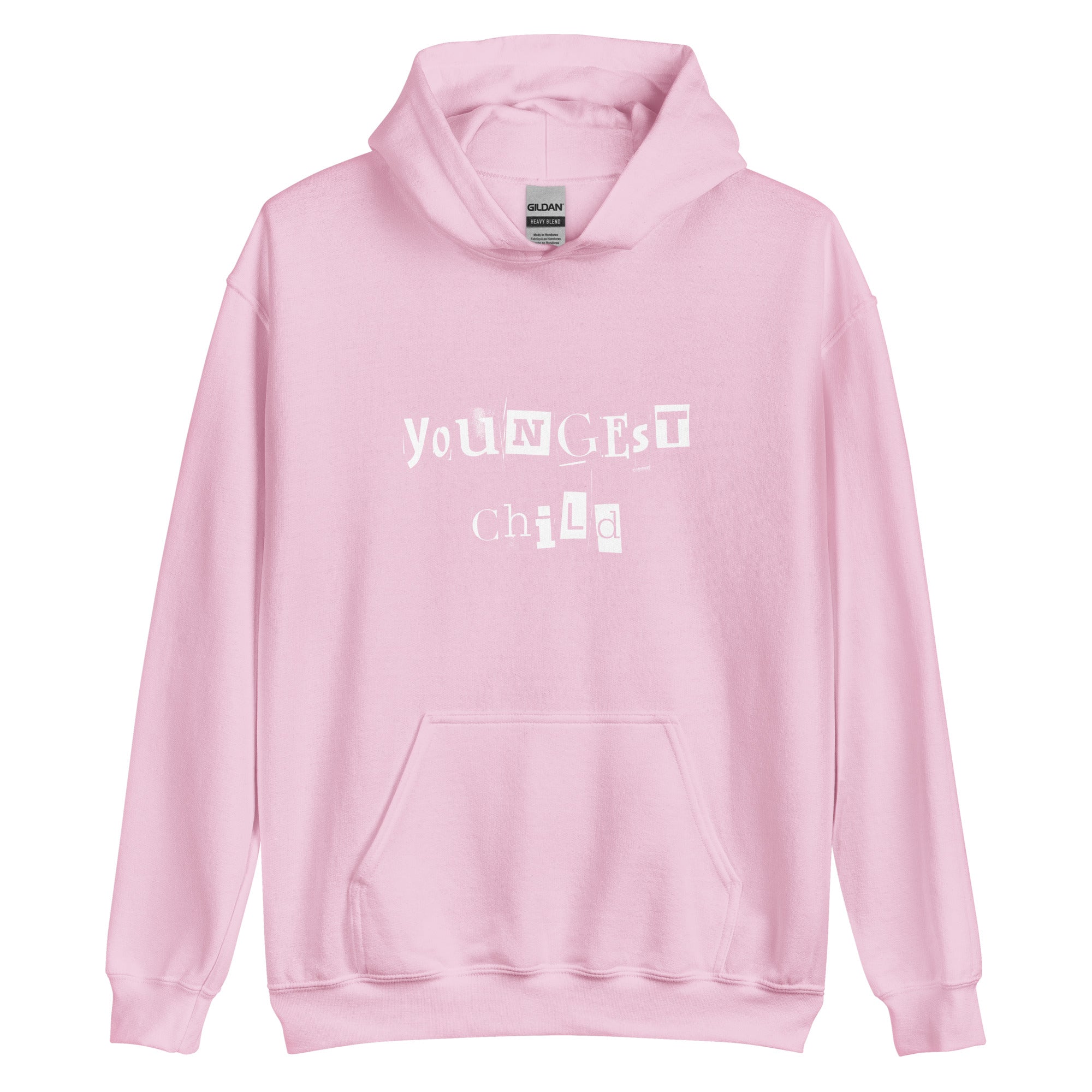 Youngest Child White Hoodie