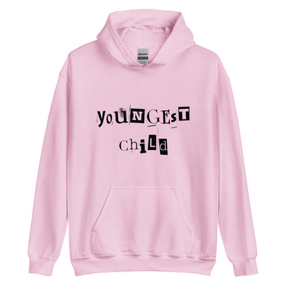 Youngest Child Black Hoodie