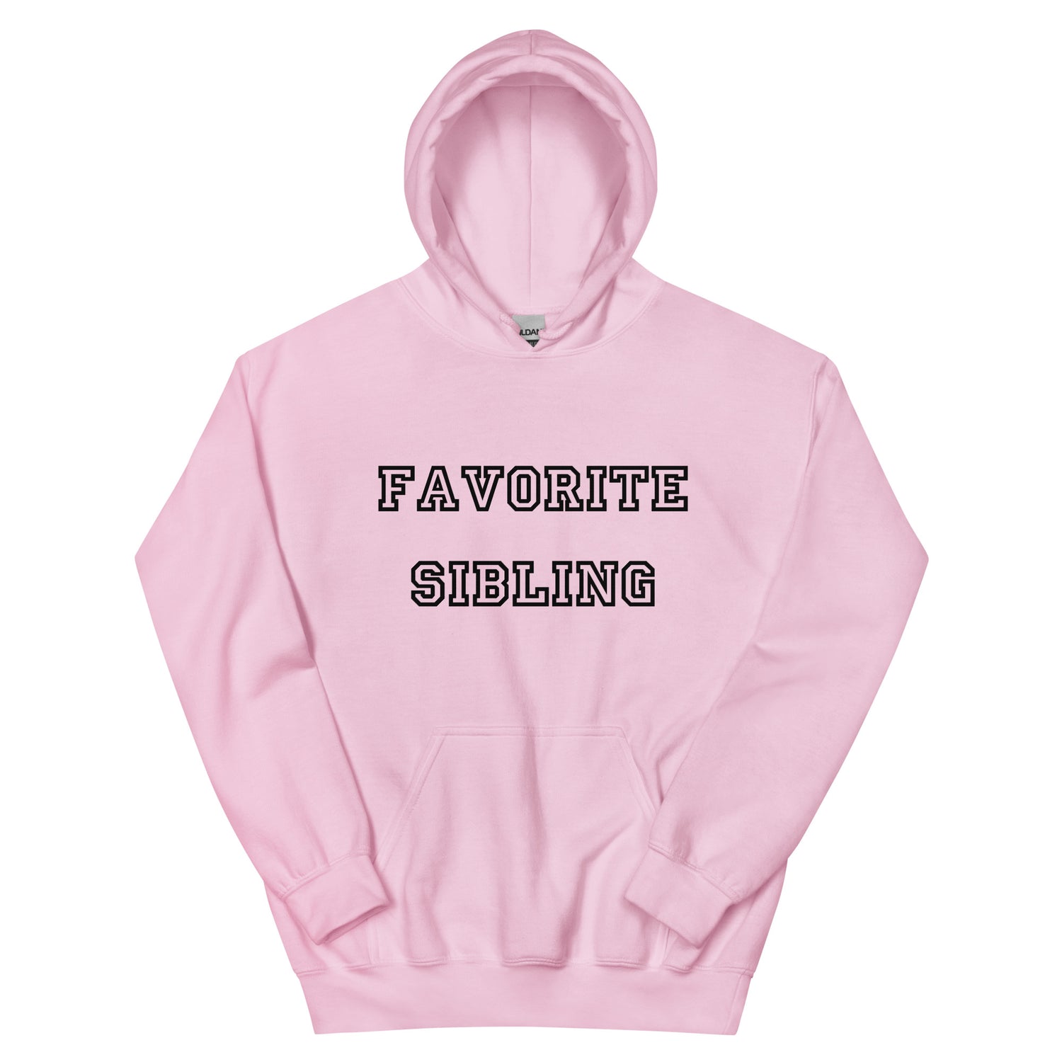 Favorite Sibling Black Hoodie