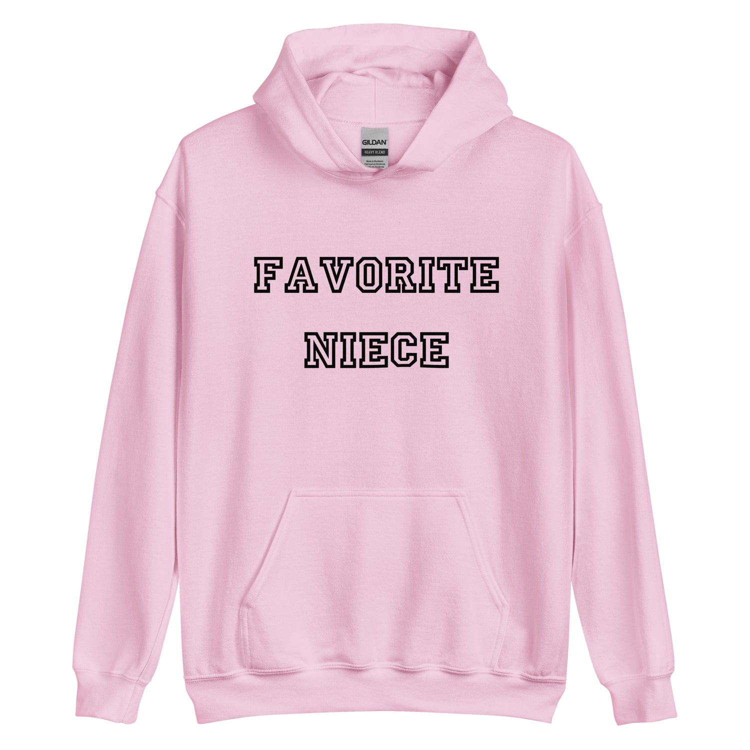 Favorite Niece Black Hoodie