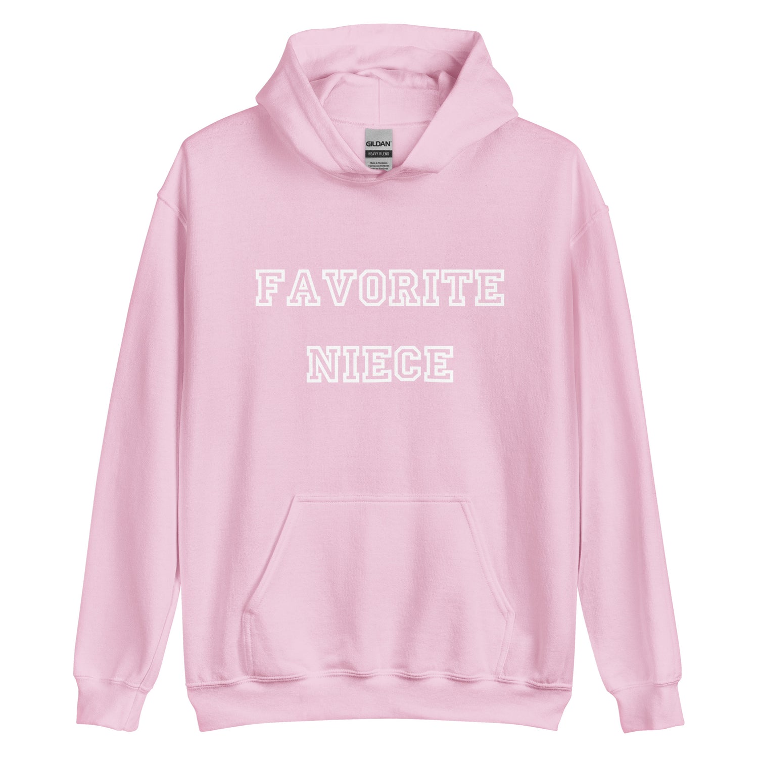 Favorite Niece White Hoodie