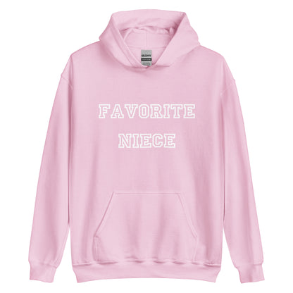 Favorite Niece White Hoodie