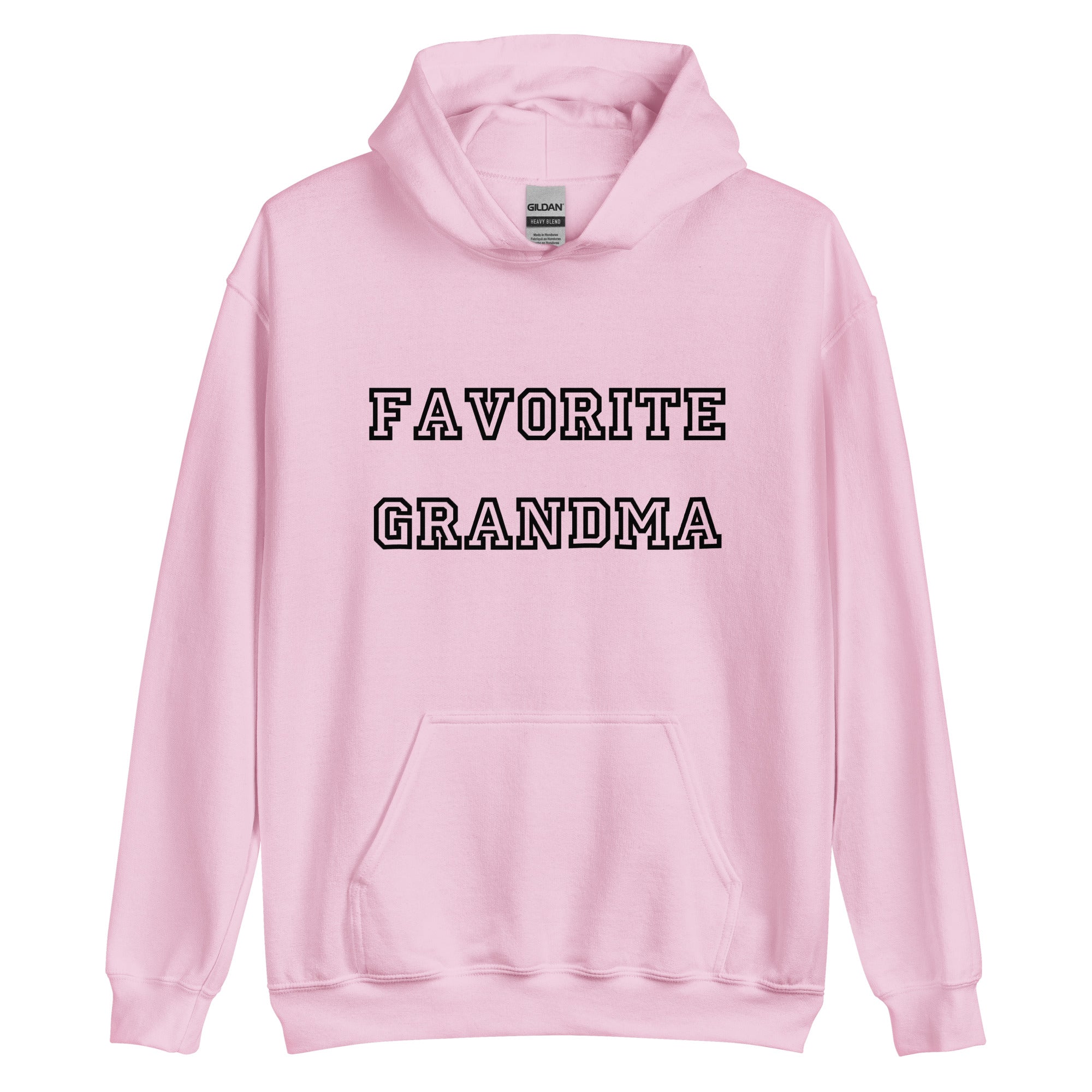 Favorite Grandma Black Hoodie