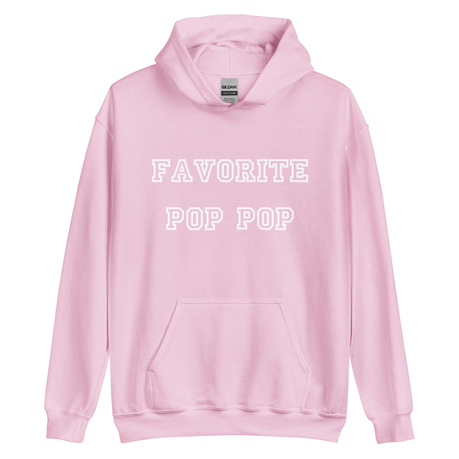 Favorite Pop Pop White Hoodie