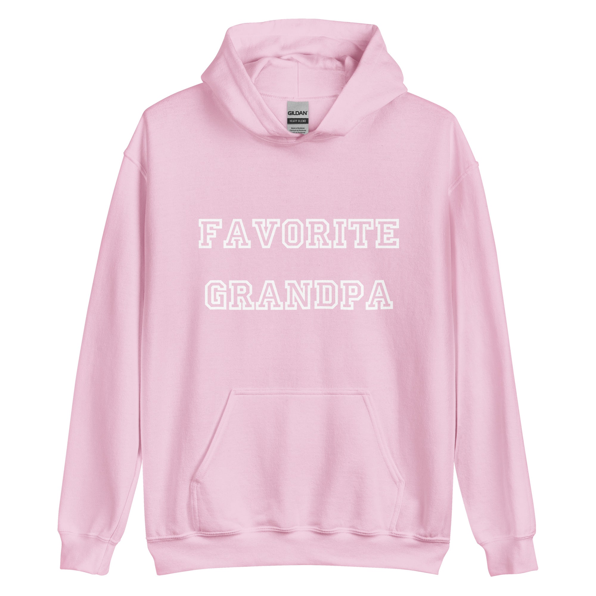 Favorite Grandpa White Hoodie