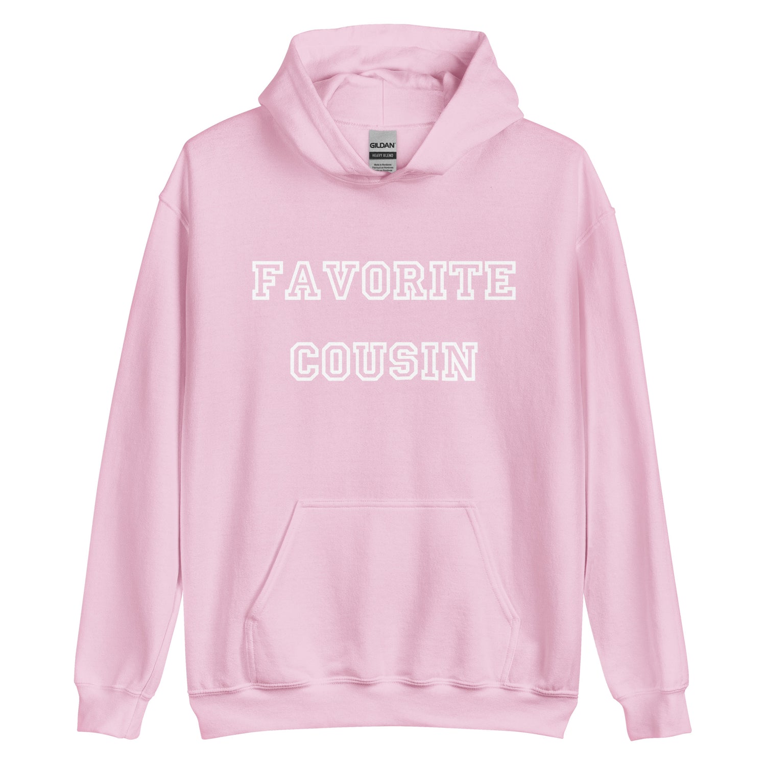 Favorite Cousin White Hoodie