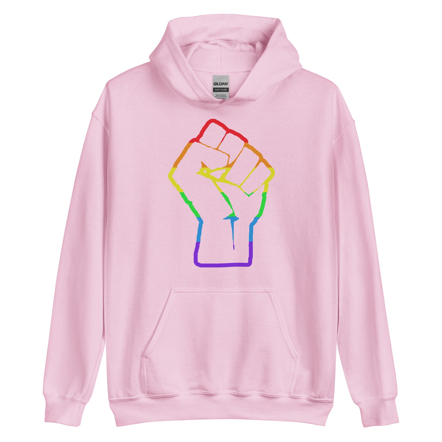 Rainbow Fist Hoodie