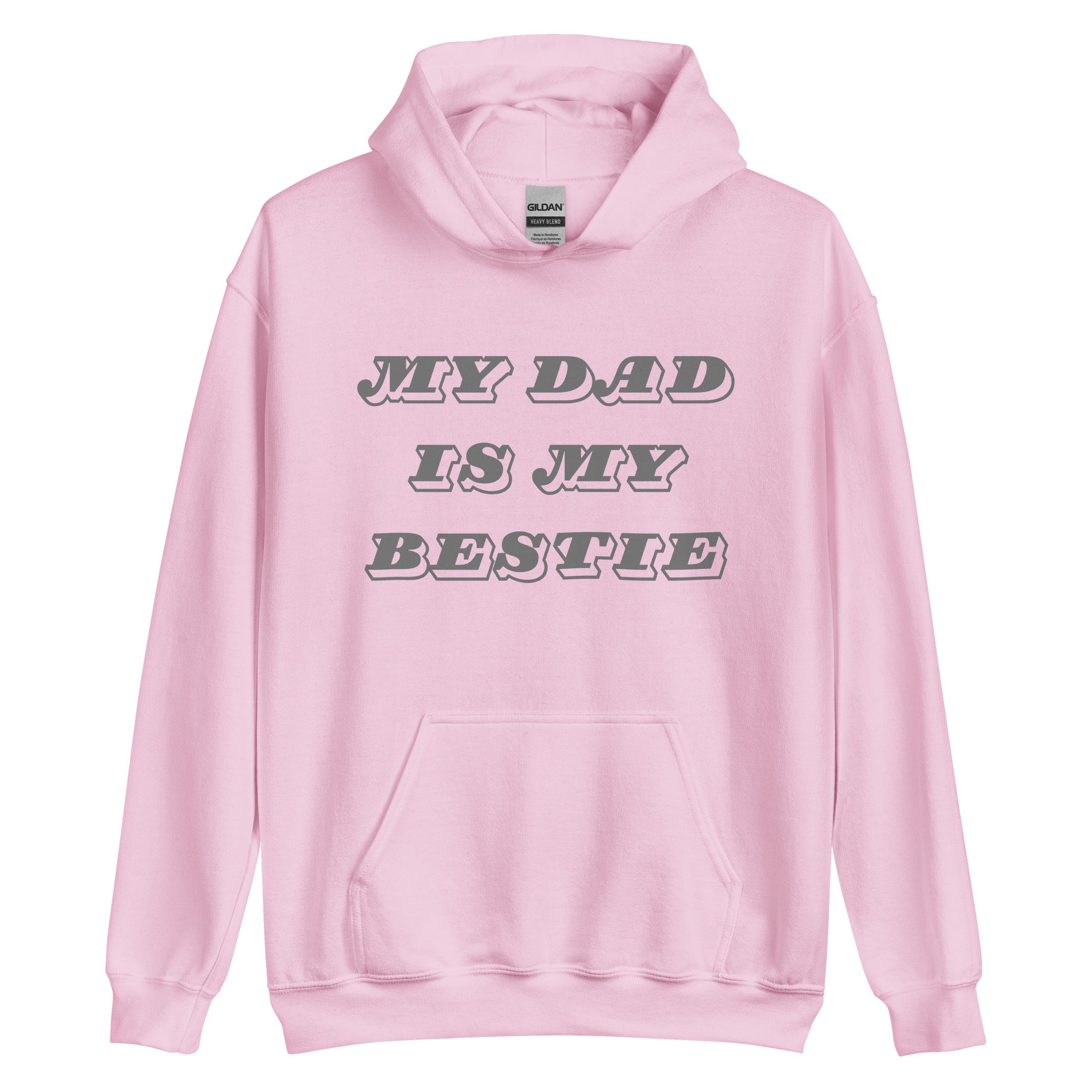 Dad Bestie Grey Hoodie