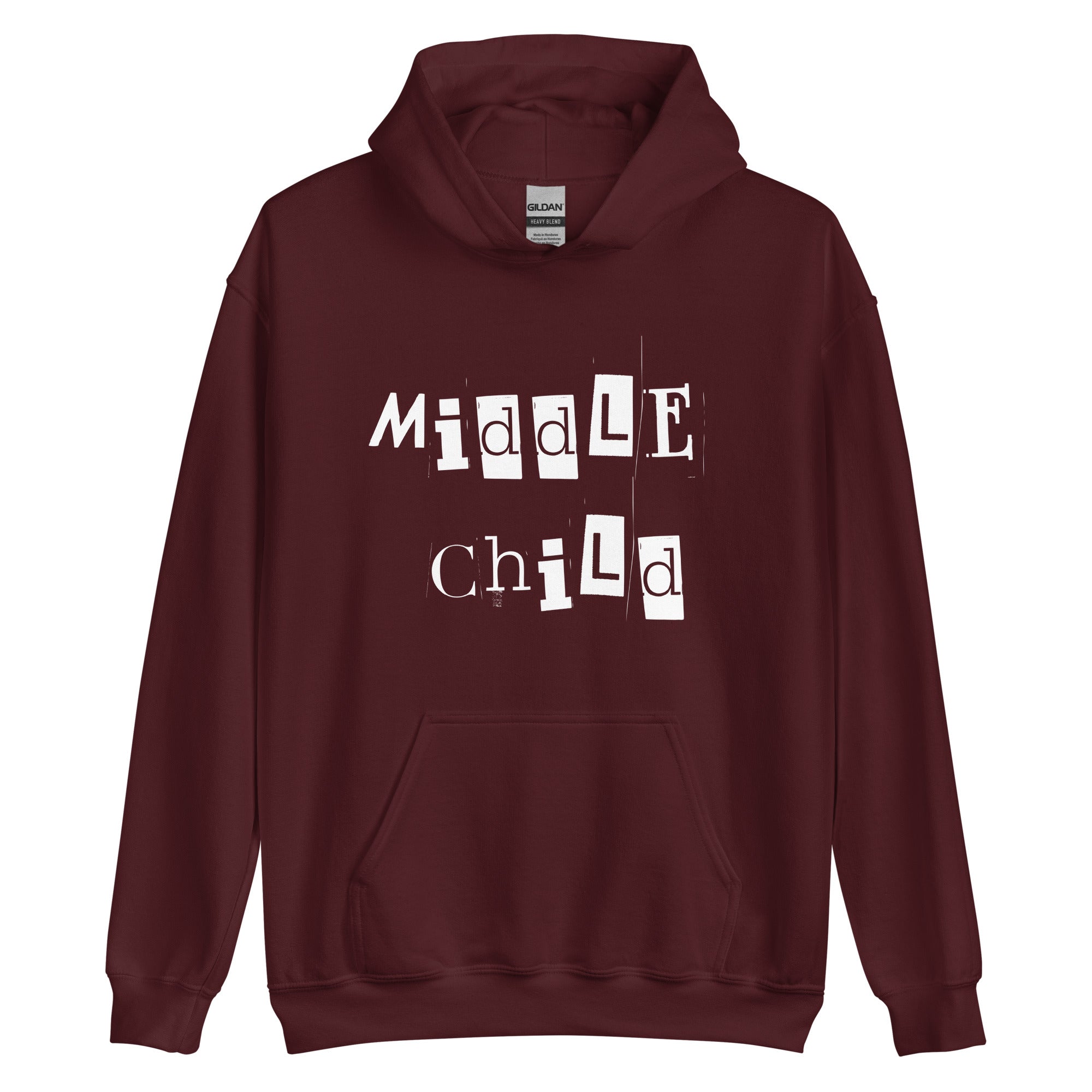 Middle Child White Hoodie